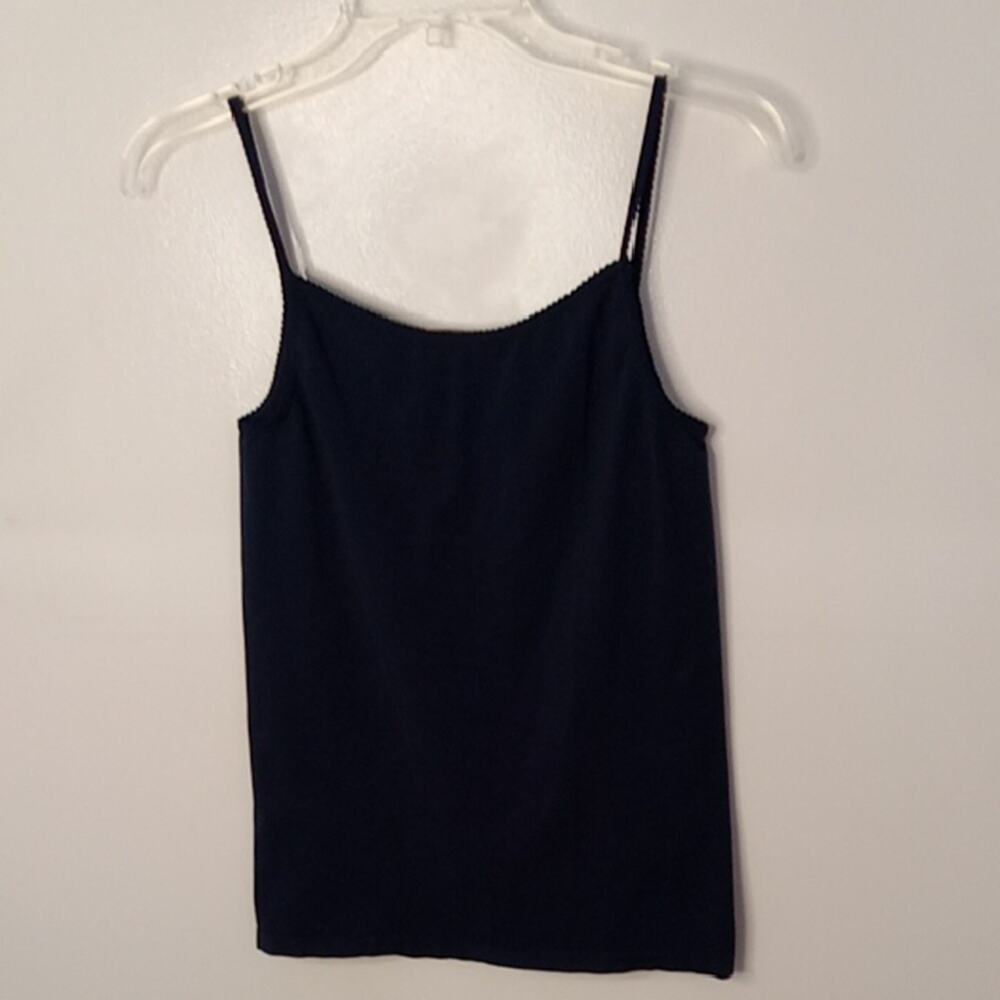 Lucky Brand Women's M/L Classic Navy Blue Camisole. Versatile, Summer,Boho - Picture 5 of 7